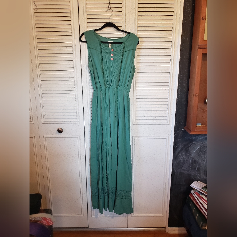 Matilda Jane Green Maxi Dress NWT M